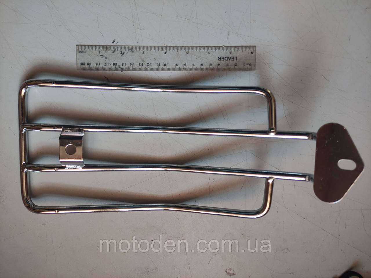 Багажник універсальний чорний на хвіст (заднє крило) мотоцикла ELECTRA GLIDE ROAD GLIDE ROAD KING Хром, фото 1