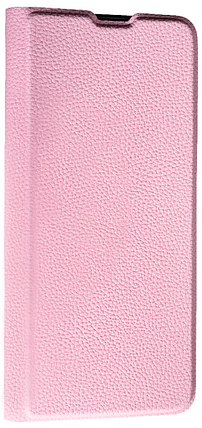 Шкіряний чохол-книжка Fibra case на Xiaomi Redmi Note 13 Pro (4G) / рожевий, фото 1