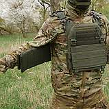 Плитоноска Kiborg GU gen.2 Хакі для бронеплит З швидким скиданням Виготовлені з Cordura 1000D 380 г/м² з NIR-просоченням, фото 10