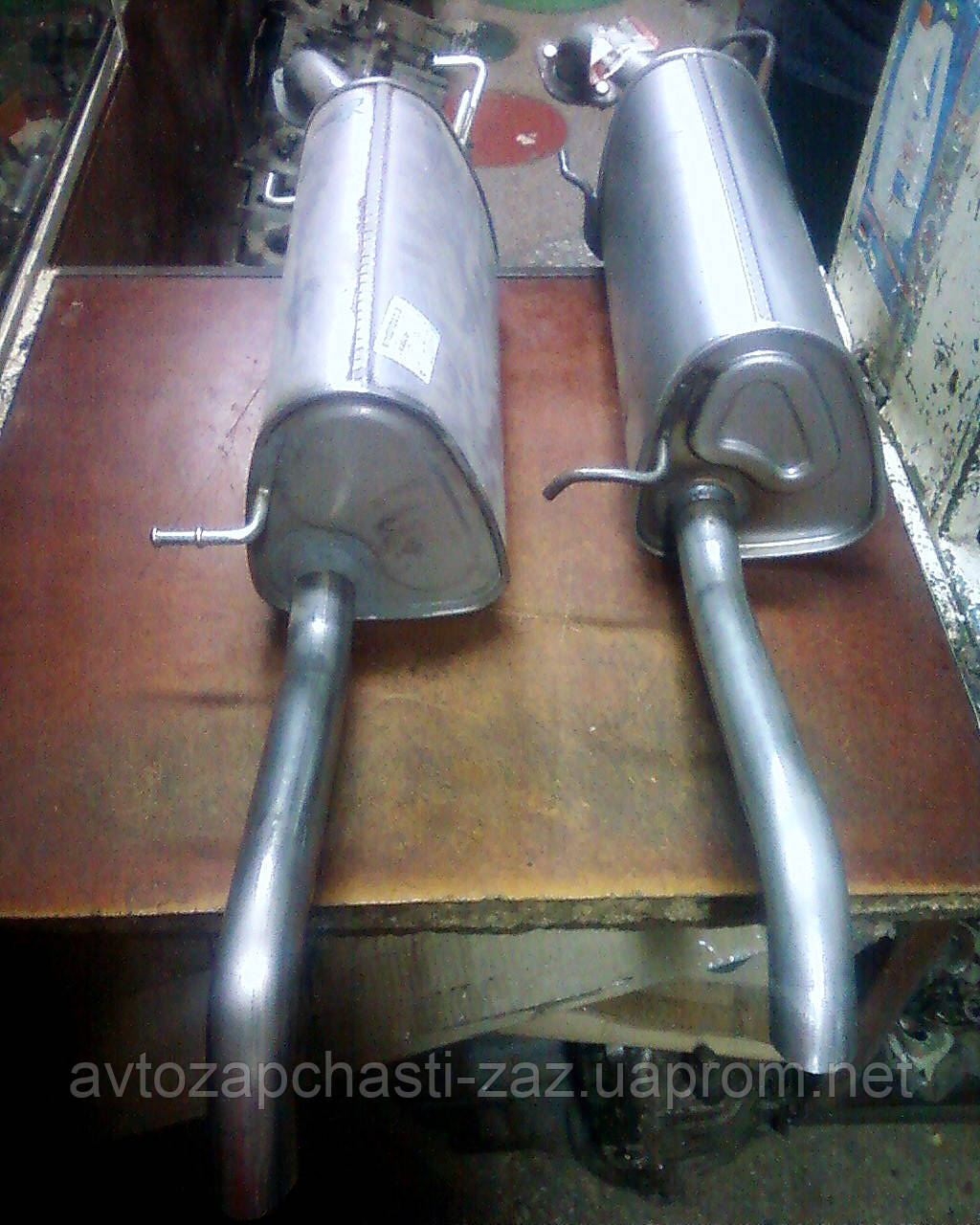 Глушитель основной ЗАЗ Вида седан. Глушитель задний ZAZ Vida