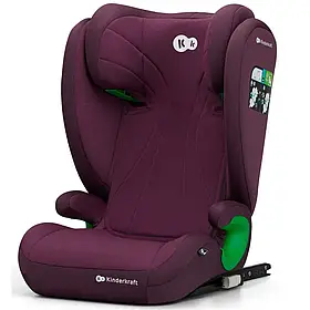 Автокрісло Kinderkraft Junior Fix 2 i-Size Cherry Pearl (ISOFIX, від 3,5-12 років, регулювання підголівника) Бордо