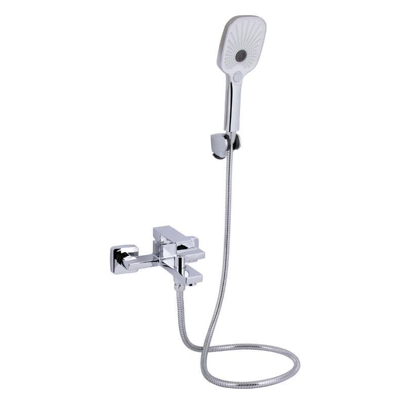 Змішувач для ванни Qtap Gemini (з душовим гарнітуром) QTGEM259CRM45681 Chrome, фото 1