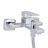 Змішувач для ванни Qtap Gemini (з душовим гарнітуром) QTGEM259CRM45681 Chrome, фото 3