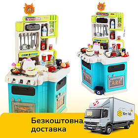 Кухня дитяча (113 аксесуарів, звук, світло, робочий кран, парогенератор, посуд) 922-180
