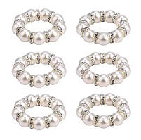 Кільця для серветок Leeseph Перлинки 6 шт