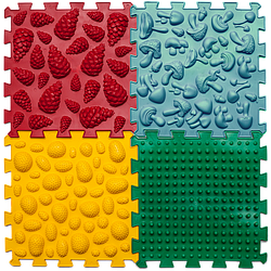 Масажний килимок Пазли Мікс 4 елемента