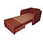 Диван прямий Tobi Sho Юніор-1.2 розкладний м'який велюр Magic Terracotta, 1380х800х800 мм, фото 5