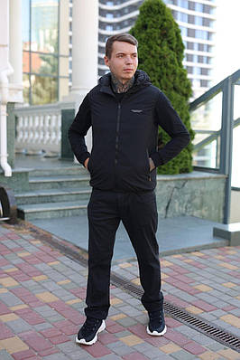 Жилет чоловічий Bihor двостороння M-4XL, 4XL, Чорний
