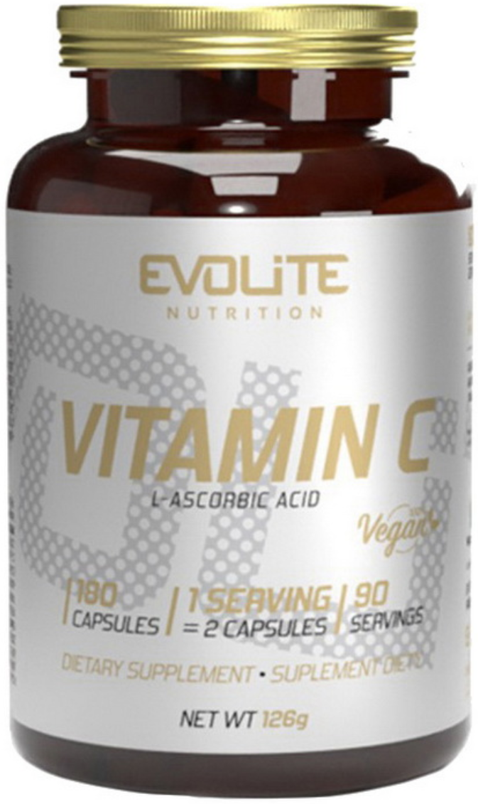 Вітамін С Evolite Nutrition Vitamin C 500 mg 180 vcaps