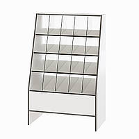 Вітрина кондитерська торгова з 20 осередками і скляною вітриною ЕК-16