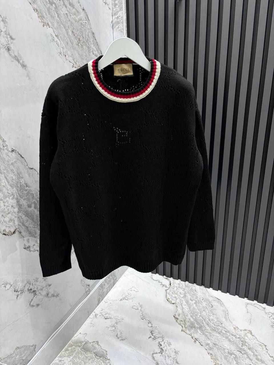 Чоловіча кофта светр GUCCI CK8470 чорна