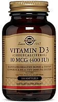 Вітамін Д3 Solgar Vitamin D3 400 IU 100 капсул