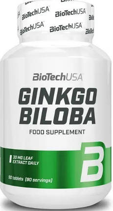 Гінкго Білоба BioTech Ginkgo Biloba 90 табл, фото 1