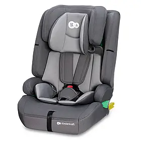 Автокрісло Kinderkraft Safety Fix 2 i-Size Grey (ISOFIX, зростом від 76 до 150 см, 9-36 кг)