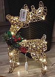Олень що світиться, 30 см, Новорічний декор для дому, Новорічні прикраси олені, Олень led, Новорічний декор, фото 9