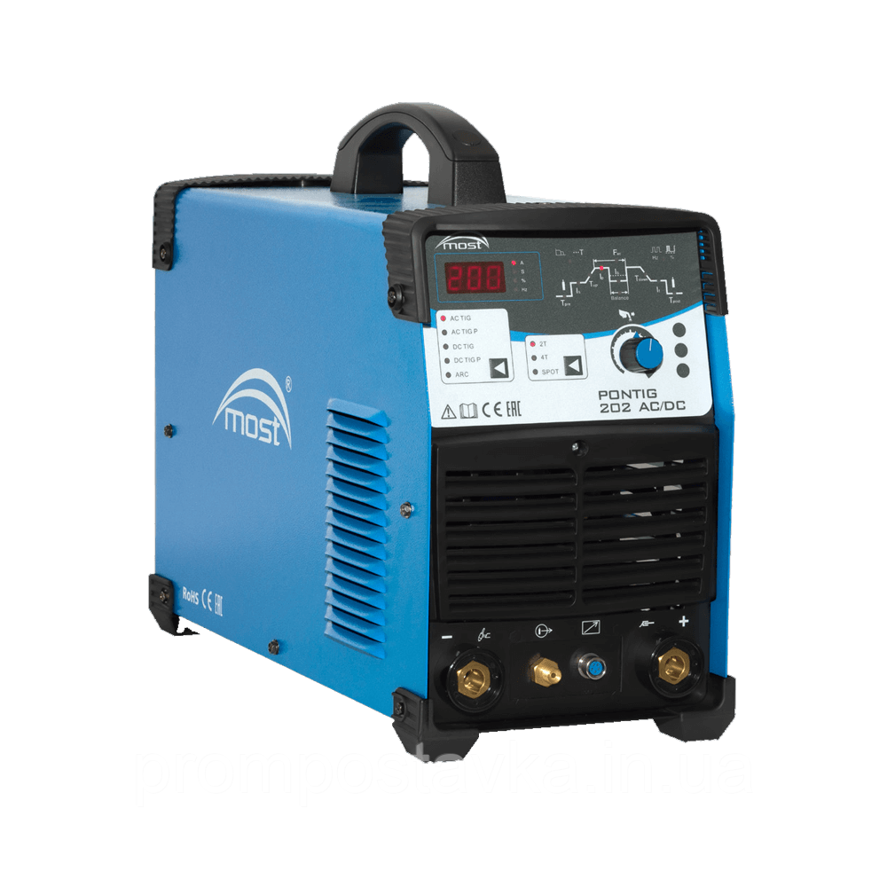 Зварювальний інвертор PONTIG 202 AC/DC PULSE MOST