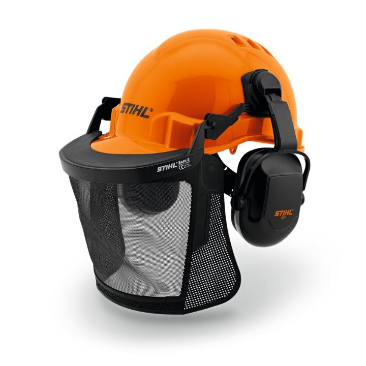 Захисний шолом Stihl Funtion Basic з сіткою і навушниками