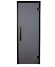 Двері для хамаму Tesli  Antalya Black Sateen 80х200