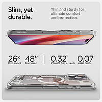 Чехол Spigen Ultra Hybrid MagFit Zero One для iPhone 16 Pro Max, Natural Titanium, ACS08381, фото 9