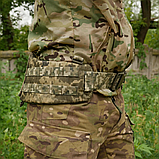 Розвантажувальний пояс Kiborg R-1 (S) molle Піксель / Анатомічний крій З фурнітурою 100% поліамід, фото 9