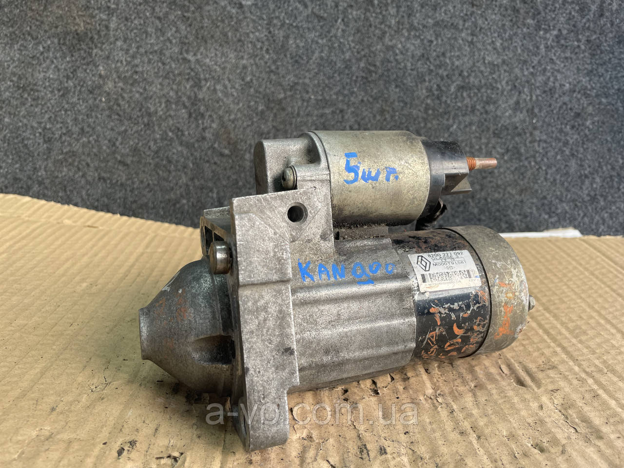 Стартер для Renault Kangoo, 1.5 DCI, 8200227092, M000T91581, 12зуб, фото 1