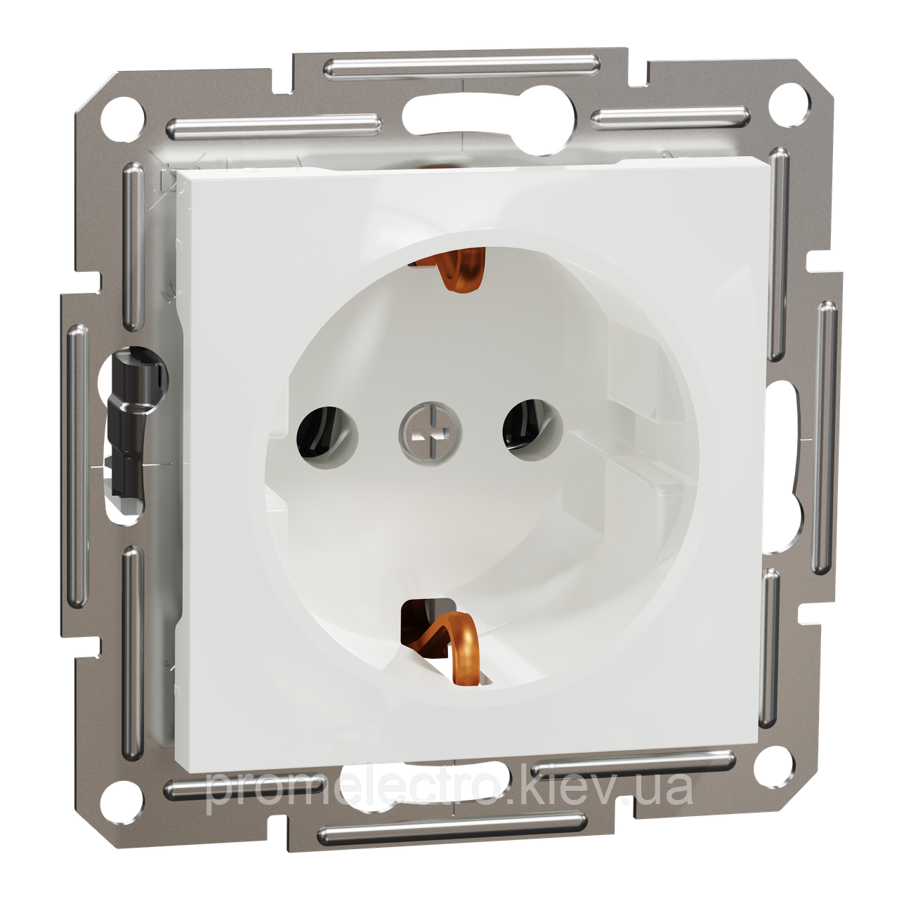 Розетка Schneider-Electric Asfora з заземленням без рамки EPH2970121