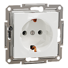 Розетка Schneider-Electric Asfora з заземленням без рамки EPH2970121