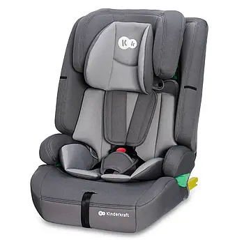 Автокрісло Kinderkraft Safety Fix 2 i-Size Grey (ISOFIX, зростом від 76 до 150 см, 9-36 кг)