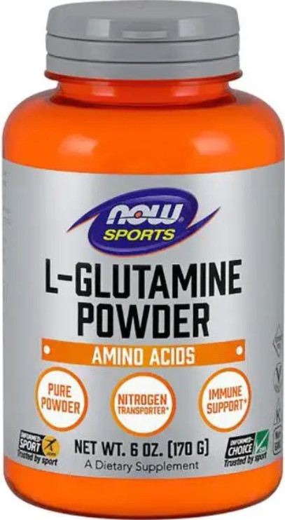 Глютамін Now L-Glutamine Powder 170 грам Без смаку