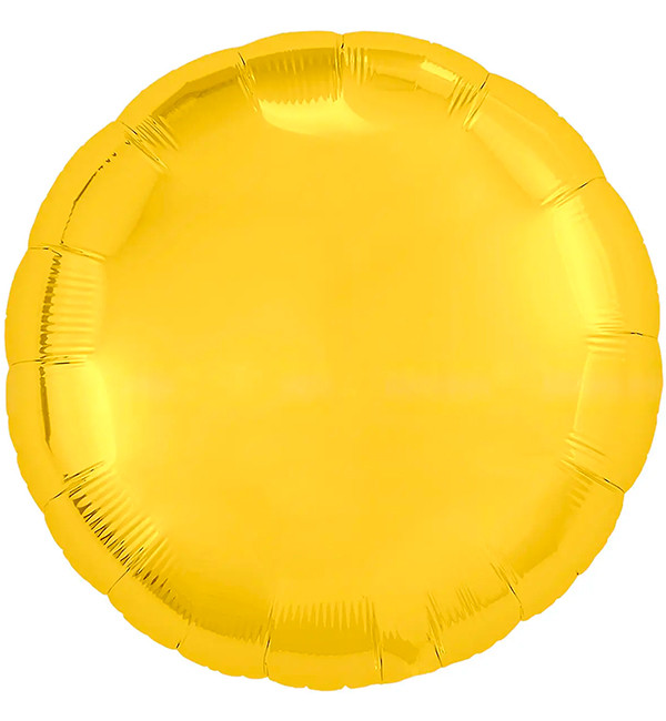 Повітряна кулька "Коло", Ø - 81 см., Іспанія, колір - золото (металік)