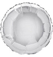 Повітряна кулька "Коло", Ø - 81 см., Іспанія, колір - срібло (металік)