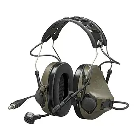 Навушники активні 3M PELTOR ComTac VIII Single Comm MT14H418A-38 GN (J11 PELTOR​​​​​​​), Колір: Green