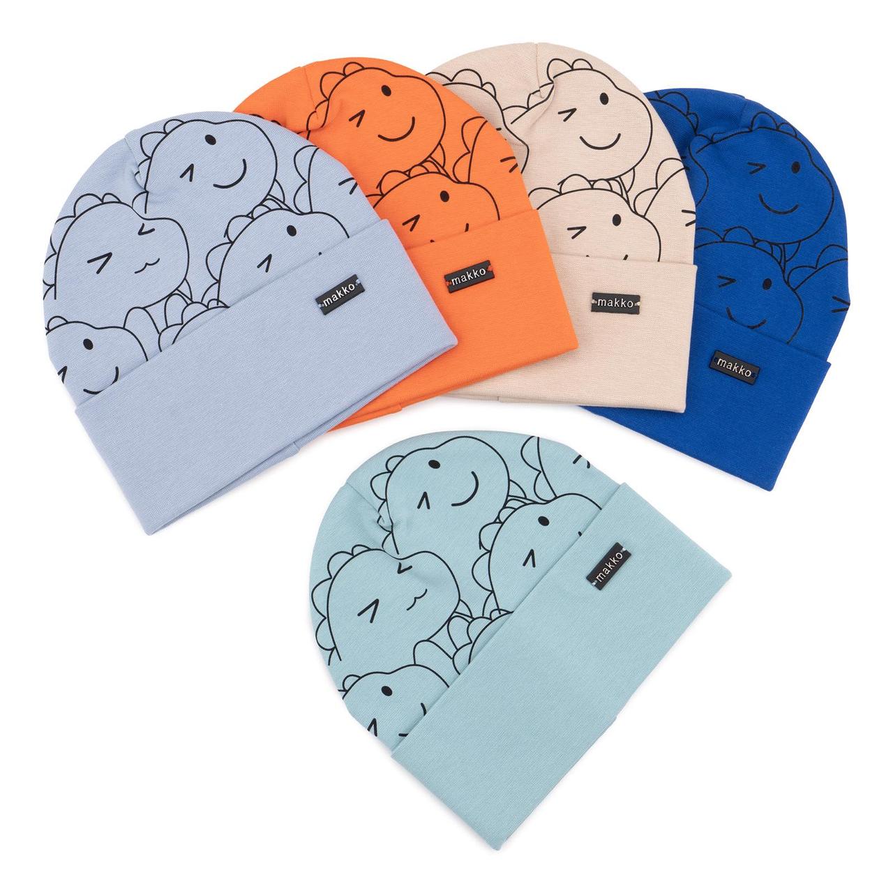 Шапки дитячі  для хлопчика Одинарної вязки