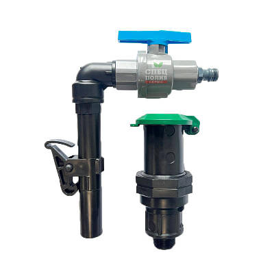 Гідророзетка з ключем, краном і адаптером під шланг, підключення 3/4" ЗР (26 мм), до 10 бар, (Irritec, Італія)