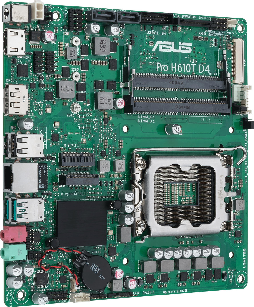 Материнська плата Asus H610T Pro D4-CSM LGA 1700 (PRO H610T D4-CSM)