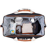 Сумка для мам Childhome Mommy Bag Signature Canvas Black, фото 2