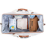 Сумка для мам Childhome Mommy Bag Signature Canvas of White, фото 2