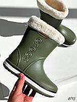 Модні жіночі гумові чоботи LuKC якості, гумові чоботи жіночі 3 рр