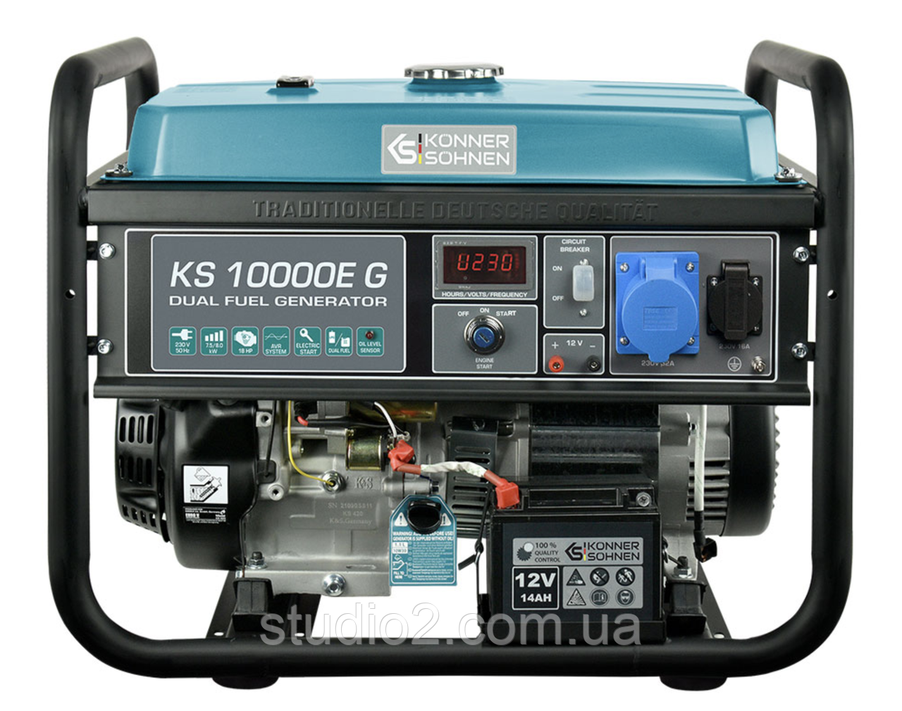 Газобензиновий генератор KS 10000E G, фото 1
