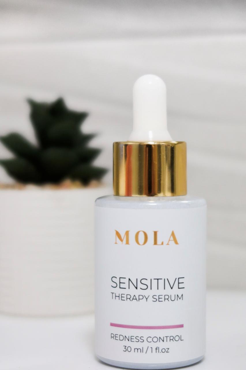 MOLA SENSITIVE THERAPY SERUM  MOLA Сироватка для чутливої шкіри обличчя, схильної до почервоніння, фото 1
