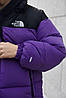 Чоловіча зимова куртка The North Face Tnf фіолетова Норд Фейс ТНФ коротка тепла молодіжна, фото 8