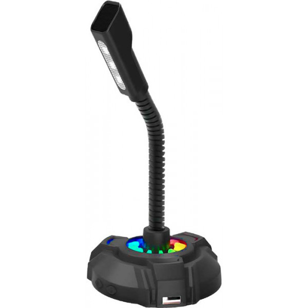 Мікрофон настільний HP DHP-1100C RGB-підсвічування Чорний