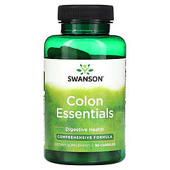 Підтримка здоров'я ШКТ Swanson Colon Essentials 90 капсул