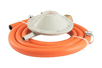 Редуктор тиску для газового балону з PVC шлангом Ø 16 мм 1.5 м 480 г/год 16/2 Bar G30/G31 I3В/P(50)