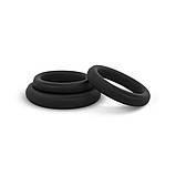 Силіконове кільце Cock Ring із 3 предметів (EasyToys), фото 6