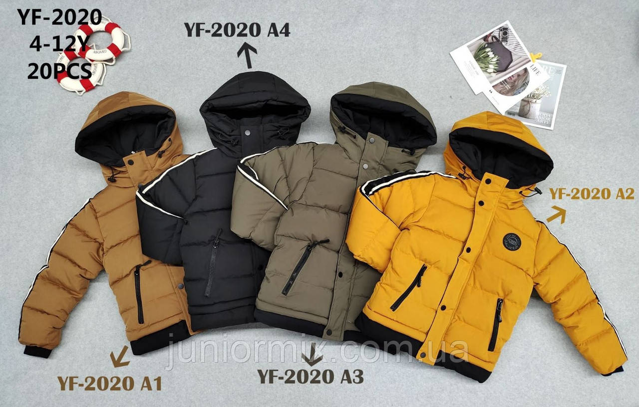 Дитячі зимові теплі куртки для хлопчиків