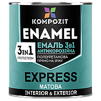 Емаль антикорозійна 3 в 1 EXPRESS kompozit захисна 2.8 кг