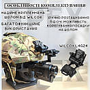 Прилад нічного бачення NVG 30, ПНВ монокуляр із кріпленням Wilcox L4G24 металеве на шолом, фото 6