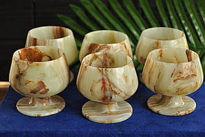 Набір з натурального оніксу, 100 ml (колір, як на фото)