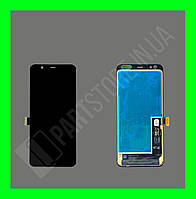 Дисплей Google Pixel 4 XL із сенсором, чорний (переклеєне скло)